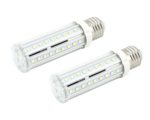 Bonlux 2-pack LED T10 Display and Cabinet light bulb 120 Volt Medium Screw Base Tubular LED – 60-Watt Incandescent Replacement Lamp(Warm White)