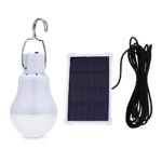 LightMe Portable 1.5W 140LM Solar Powered Led Bulb Lights Outdoor Solar Energy Lamp Lighting for Home Fishing Camping Emergency & Other Outdoor Activities