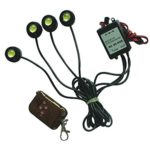 Faithtur 4in1 12V Hawkeye LED Car Emergency Strobe Lights DRL Wireless Remote Control