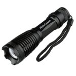 T2000 Tactical Flashlight ,Adjustable Focus with 5 Modes Zoom Function ,Ideal Flashlights for Outdoors, Home or Emergency
