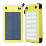 26800mAh Solar Charger, ZeroLemon SolarJuice USB-C/QC 3.0 Portable Solar Battery Charger Outdoor Solar Power Charger with Multi-functional LED Flashlight 400 Lumens, 4 Light Modes, S.O.S. morse code