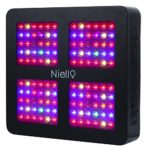 600W LED Grow Light,Niello Dual Reflector Serie 2 Switches 3 Modes 12-Band Full Spectrum Include UV IR for Indoor Plants Seeding,Flowering and Growing