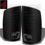 For 2002-2006 Ram 1500, 2003-2006 2/3500 Blk/Smoked LED Perform Tail Lights Rear Lamps Pair Left+Right 2003 2004 2005