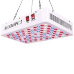 BLOOMSPECT 600W LED Grow Light for Indoor Greenhouse Hydroponic Plants Veg Bloom Switches Daisy Chain