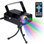 Disco Party Lights Kingtop DJ Stage Led Strobe Lights with Remote Control Sound Activated Color Rotating for Home Birthday Karaoke DJ Parties Night Lighting (Black)