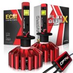 OPT7 Fluxbeam X H1 LED Headlight Bulbs – 8,400LM 6000K Daytime White – All Bulb Sizes – 60w – 2 Year Warranty