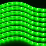 Zento Deals 8 Packs of Trimmable 30cm Green LED Car Flexible Waterproof Light Strips