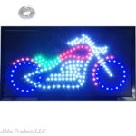 24×13 Motorcycle repair part garage Bike Animated LED neon man cave Bar Pub Sign