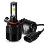 SUGERYY High Power 72W 8000LM 6000K Cree CSP Chips 9006 LED Headlights Bulbs, Xenon White