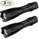 2pcs X700 Tactical Flashlight 700 Lumen Adjustable LED Flashlight Torch 5 Modes Aluminum LED Flash Light