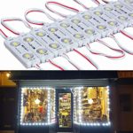 9 FT 40 Leds 5730 Waterproof Led Module Light White with Self- Adhesive Tape Universal LED Daytime Running Light for Retail Store, Shop, Bars
