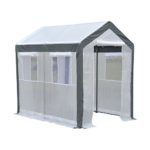 New Portable Walk In 8′ x 6′ x 7′ Greenhouse Grow Plant Home Garden Durable