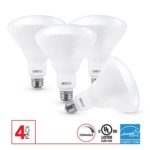 LEDPAX BR40 LED Light Bulb Dimmable, 17W (85W equivalent), 2700K , 1100 Lumens, CRI 90+, Standard E26 Base, Wide Indoor Outdoor LED Flood Light, 4 Pack, UL Listed, Energy Star Certified