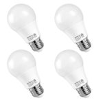 A19 LED Bulb,100W-125W Equivalent SHINE HAI 13W LED Light Bulbs Daylight White 5000K, 1500Lm ETL-Listed, Non-Dimmable 4-Pack