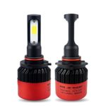 AUXITO Automobile 9005 LED Headlight Bulbs All-in-One Conversion Kit 6500K Cool White 72W 8000Lms Per Pair -New Version with US COB LED Chips Super Bright