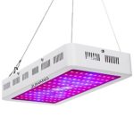 JUHANG 1200W Full Spectrum LED Grow Light for Indoor Plants Veg and Flower Garden Greenhouse Hydroponic Plant Grow Lights with Zener Protector(10W120)