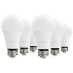 Lux LED Energy Efficient Light Bulbs – 60W Equivalent – 750 Lumen – for Indoor/Outdoor Use – 6-Pack