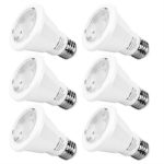 PAR20 LED Bulb 50W Equivalent, SHINE HAI LED Spot Light Bulb, 3000K Soft White, E26, 40 Degree Beam Angle, UL-Listed, 6-Pack