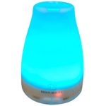 Radha Beauty Essential Oil Diffuser 7 colors – 120 ml Cool Mist Aroma Humidifier for Aromatherapy with changing Colored LED Lights, Portable, Waterless Auto Shut-off and Adjustable Mist mode