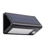 Binval 50 LED Solar Motion Sensor Wall Lights, Foldable Waterproof Wireless, Perfect for Outdoor, Patio, Deck, Yard, Garden, Fence, Driveaway(1-pack).