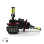 120W 12000LM CREE LED Headlight High/Low Beam Fog DRL Conversion Kit Light Bulbs 6000K White 9005 9006 9007 H4 H7 H11 H13 (H13)