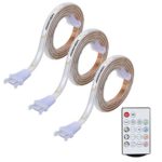 Flexible Waterproof LED Light Strip – ASENEK LLS016 (2017 New Design) Plug in 3 Pack 4ft RGBW Color Changing LED Strip Lights for DIY Home Kitchen Bar Party Christmas, Heavy-duty, 2-year Warranty