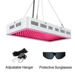 LED Grow Light for Indoor Plants 1000W,SMD LED Grow Lights Full Spectrum with UV/IR for Veg and Flower,Adjustable Hanging Hook Included