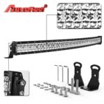 LED Light Bar, Autofeel 52 Inch 300W Curved LED Light Bar 5D Lens Spot Flood Combo Beam LED Work Diving Lights for Off Road Jeep ATV AWD SUV 4WD 4×4 Pickup