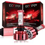 LED Headlights,ECCPP Upgraded LED Headlight Bulbs Jeep Wrangler Headlight Conversion Kit Non HID Headlamp 90W 11000Lm CREE Xenon White Fog Light CANBUS- 9006(HB4)