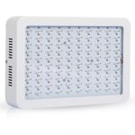 GIY 300W GREENHOUSE INDOOR HYDROPONIC LED PLANT GROW LIGHT COLOR BLACK (White)