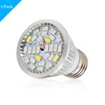 Haodude Led Grow light Bulb,28W Full Spectrum Led Grow light Bulb E26 Grow Plant Light for Hydropoics Greenhouse Organic,Pack of 1