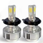 Automotive H4 9003 72W Hi/Lo Headlight Bulbs LED Conversion Kit Xenon 6000K White Halogen/HID Replacement