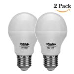 ChiChinLighting 2-pack 12v Low Voltage Daylight White Bulbs 10w LED Light Bulbs E27 ac dc 12volt Off Marine RV Solar Off Grid