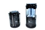 G & F Water Resistant Portable Ultra Bright LED Lantern Flashlight for Hiking, Camping, Blackouts, Black (Pack of 2)
