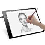 LED Tracing Light Box- Dreamore Ultrathin A4 Light Board for Tracing, Drawing with Adujustable Brightness (USB Powered, 5mm Thickness)