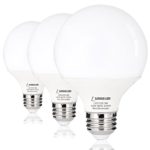 LOHAS LED Globe Bulb, G25 LED Light Bulbs 60W Equivalent(9 Watt), Non-Dimmable Warm White(2700k), E26 Medium Base LED Lamp, 810LM Decorative LED Vanity Lights for Home(3 Pack)