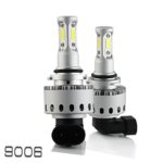 2017 All in One 100W 10000LM CREE LED Headlight High/Low Beam Fog DRL Conversion Kit Light Bulbs 6000K White 9005 9006 H4 H7 H10 H11 (9006)