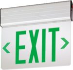 Lithonia Lighting EDG 2 G EL M6 Aluminum LED Emergency Exit Sign