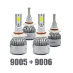 9005+9006 Combo 200W 20000LM CREE LED Headlight Kit High & Low Beam Light Bulbs