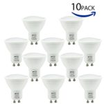 BRTLX LED Light Bulb GU10 7W Non-Dimmable 3000K Warm White 120 Degree Beam Angle 600lm 10-Pack
