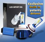 LED Import USA Cree Kit Headlight H13 Pure white 6000k 60w 7200LM 2 Yr Warranty
