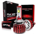 OPT7 Fluxbeam LED Headlight Kit w/ Clear Arc-Beam Bulbs – H7 – 60w 7,000Lm 6K Cool White CREE – 2 Yr Warranty