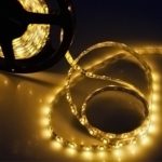 FAVOLCANO Yellow 16.4 Feet 5M SMD 3528 300 Leds Flexible Lighting IP65 Waterproof 60led/M Led Light Strip ,LED Tape ,60Leds/M ,DC12V