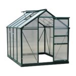 Greenhouse 6′ x 8′ x 7′ Portable Aluminum Frame Polycarbonate Durable Support