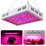 Roleadro Indoor Plants Grow Light Galaxyhydro Series 600W Full Spectrum LED Grow Lamp Kit with UV IR for Hydroponic Greenhouse Plants Veg and Flower