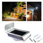 WALLER PAA 24 LED Solar Power Outdoor Waterproof Lamp PIR Motion Sensor Security Light