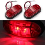2x Car Truck Trailer Piranha LED Side Marker Blinker Light Bulb Red 12V – 24V DC