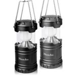 2 Pack Collapsible LED Camping Lanterns, Flashlights Emergency Tent Light for Backpacking, Hiking, Fishing – Outdoor Portable Lighting Camping Equipment