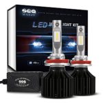 SEALIGHT LED Headlight Bulbs Conversion Kit -H11 H8 H9 LED Headlights- 16x CSP LED Chips – 50W 8000LM – Cool White-Fog Light Bulbs – 2 Yr Warranty­