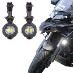 2 pcs Spot LED Auxiliary Fog Light Safety Driving Lamp Motorcycle for BMW R1200GS